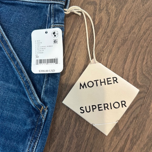 MOTHER Superior Denim The Lasso Utility Sneak Jeans Its a Small World Sz 30 NEW - Picture 9 of 14